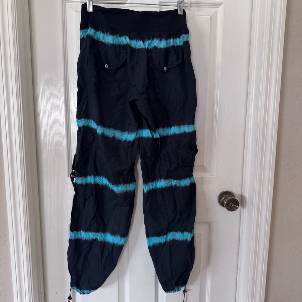 Equilibrium Activewear Womens Tie-Dye Cargo Jogger Hip Hop Dance Pants Size M - Picture 5 of 7